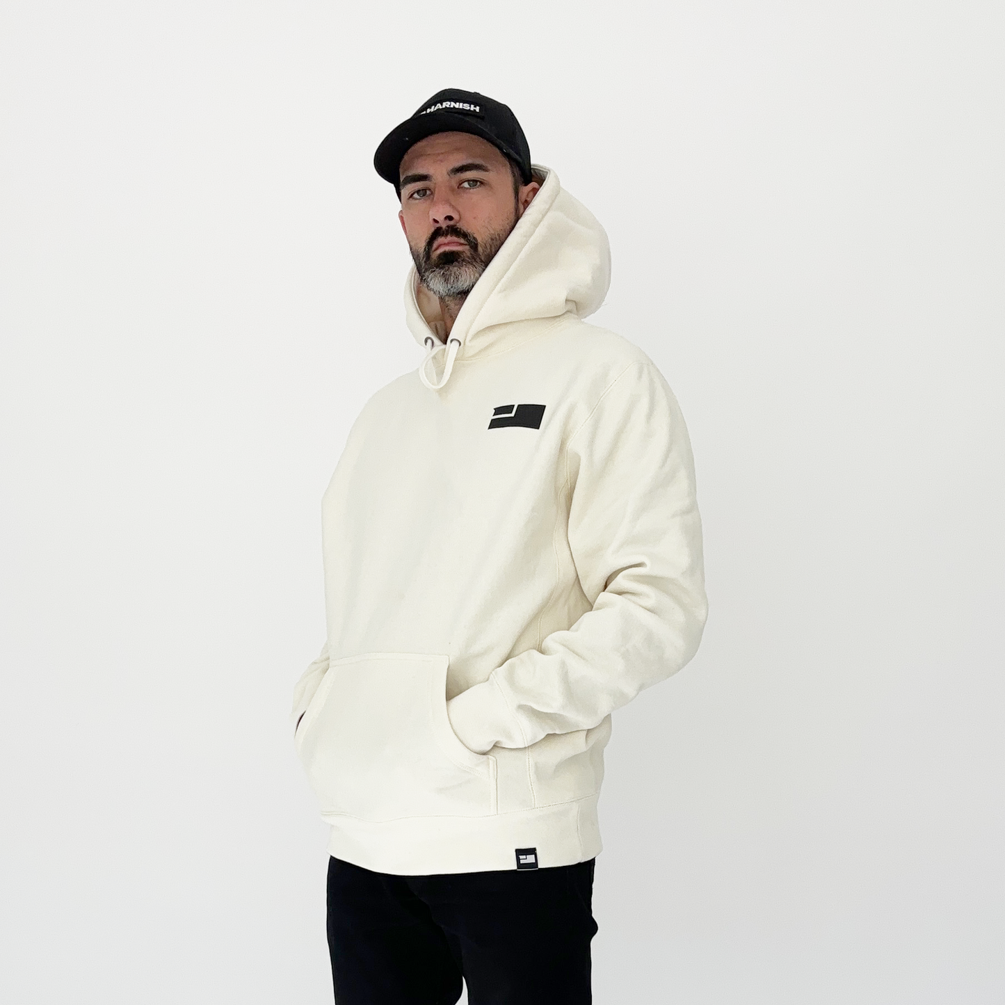 H-450 HEAVY WEIGHT HOODED SWEATSHIRT - BONE