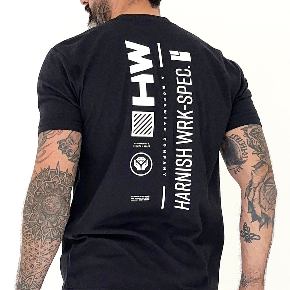 ORIGINS WRK SPEC TEE BLACK