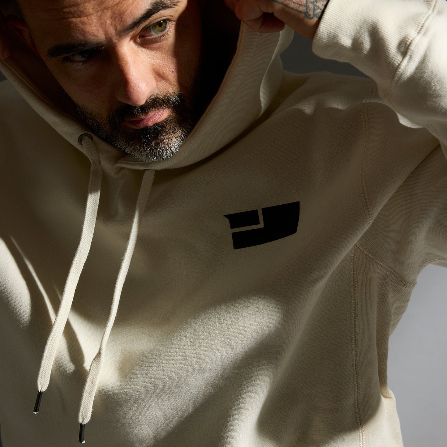 H-450 HEAVYWEIGHT HOODED SWEATSHIRT - BONE