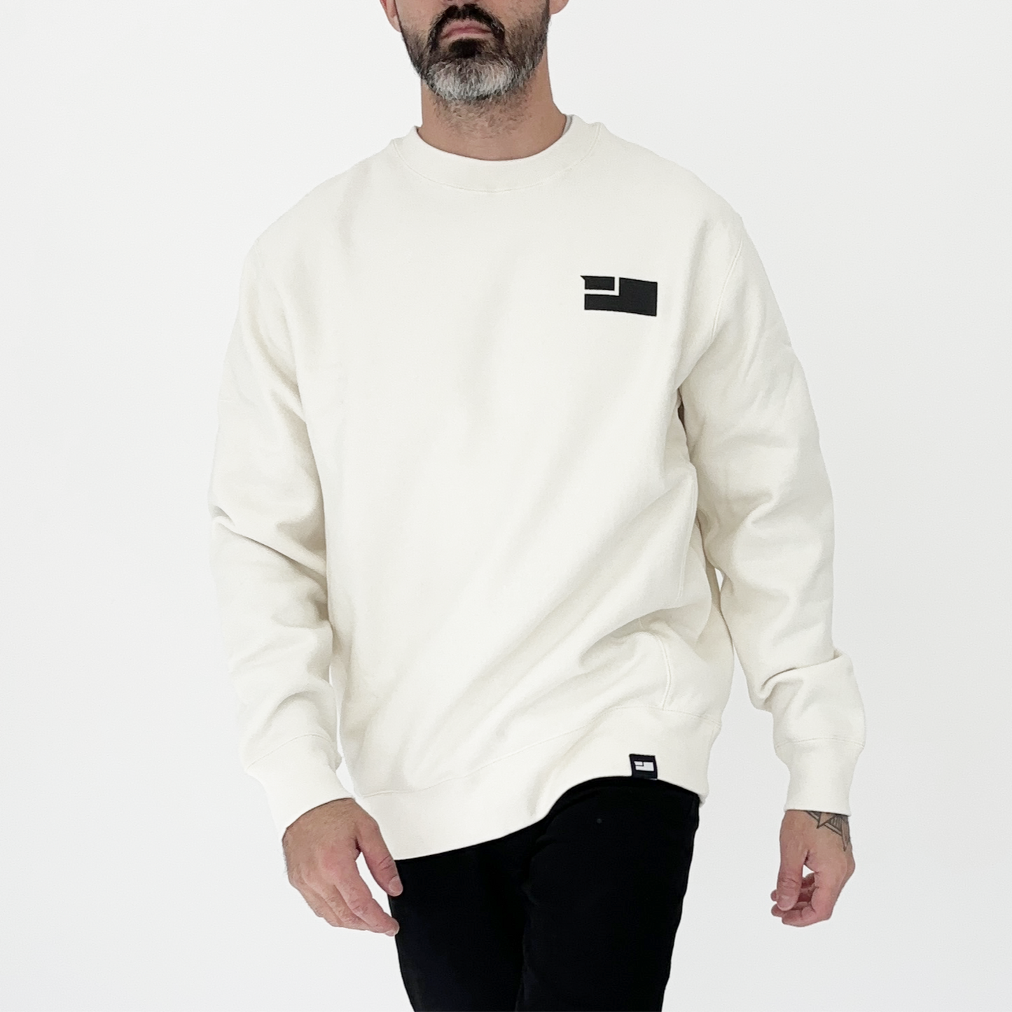 H-450 HEAVY WEIGHT CREW SWEATSHIRT - BONE